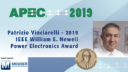 Patrizio Vinciarelli, Newell Award: APEC 2019