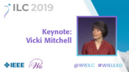 Keynote: Victoria Mitchell - WIE ILC 2019