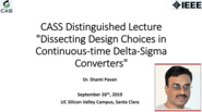 Dissecting Design Choices in Continuous-time Delta-Sigma Converters