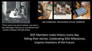 Neutrodyne Circuit: IEEE Day Future Milestone