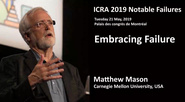 2019 ICRA Notable Failures with Matthew Mason