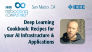 Deep Learning Cookbook - Sergey Serebryakov - ICRC San Mateo, 2019