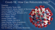 Covid-19: How Can Roboticists Help? - ICRA 2020