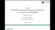 Prof. Chee Seng Chan - Intellectual Property Protection for Deep Learning Model