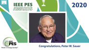 IEEE PES Awards 2020: IEEE PES Lifetime Achievement Award