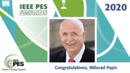 IEEE PES Awards 2020: IEEE PES Roy Billinton Power System Reliability Award