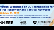 2020 First Responder and Tactical Networks Workshop - Tactical Networks Track I