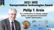 2021 IEEE Transportation Technologies Award- Philip T. Krein