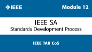 Module 12 - IEEE SA Process - TAB CoS