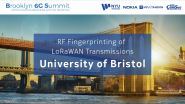 RF Fingerprinting of LoRaWAN Transmissions - Demo - 2021 B6GS