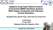 Adaptive Fuzzy Fault Tolerant Control of Uncertain MIMO Nonlinear Systems