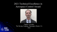 Technical Excellence in Aerospace Control Award - IEEE CSS Awards 2021