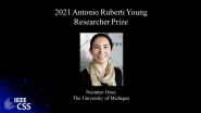 Antonio Ruberti Young Researcher Prize - IEEE CSS Awards 2021