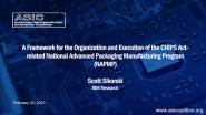 A Framework for the Organization and Execution of the CHIPS Act-related National Advanced Packaging Manufacturing Program