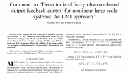 Decentralized Fuzzy Observer-based Output-feedback Control: An LMI Approach