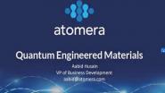 Sponsors and Exhibitors Presentation Atomera Quantum Engineered Materials