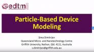 Particle-Based Device Modeling