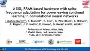Technology Sessions: A SiOx RRAM Based Hardware With Spike Frequency Adaptation for Power Saving Continual Learning in Convolutional Neural Networks