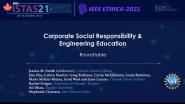 ETHICS 2021 - Corporate Social Responsibility and Engineering Education