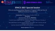ETHICS 2021 - Ethical and Responsible Research Program (ER2) at the US National Science Foundation