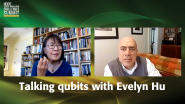 Evelyn Hu with Glenn Zorpette - VICS Honors 2021