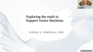 Exploring the Math in Support Vector Machines
