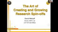 2021 IEEE Healthcare: Blockchain & AI - Financing: The Art of Creating and Growing Research Spin-offs - David Metcalf