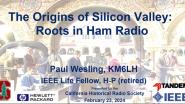 Origins of Silicon Valley: Roots in Ham Radio