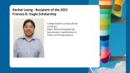 2023 Frances B. Hugle Scholarship Winner - Rachel Leong