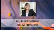 2023 IEEE Honorary Membership: Donna Strickland