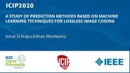 A STUDY OF PREDICTION METHODS BASED ON MACHINE LEARNING TECHNIQUES FOR LOSSLESS IMAGE CODING