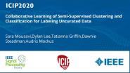Collaborative Learning of Semi-Supervised Clustering and Classification for Labeling Uncurated Data
