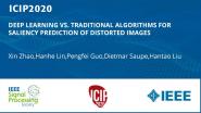 DEEP LEARNING VS. TRADITIONAL ALGORITHMS FOR SALIENCY PREDICTION OF DISTORTED IMAGES