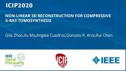 NON-LINEAR 3D RECONSTRUCTION FOR COMPRESSIVE X-RAY TOMOSYNTHESIS