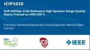NoR-VDPNet: A No-Reference High Dynamic Range Quality Metric Trained on HDR-VDP 2