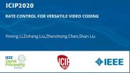 RATE CONTROL FOR VERSATILE VIDEO CODING