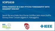 SIMULTANEOUS 3D X-RAY PTYCHO-TOMOGRAPHY WITH GRADIENT DESCENT