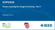 Tensor Learning for Image Processing - Part 1