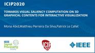 TOWARDS VISUAL SALIENCY COMPUTATION ON 3D GRAPHICAL CONTENTS FOR INTERACTIVE VISUALIZATION