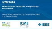 Attention-based network for low-light image enhancement