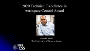 IEEE Technical Excellence in Aerospace Control Award