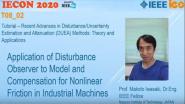 T08_02 Application of Disturbance Observer to Model and Compensation for Nonlinear Friction in Industrial Machines