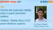 T09 Generic and Systematic Stability Study in Power Electronics Systems Subtopic: Stability Study on DC Power Electronic Systems