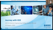 Journey with IEEE - Tabil