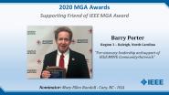 Barry Porter - Supporting Friend of IEEE MGA Award
