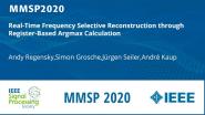 Real-Time Frequency Selective Reconstruction through Register-Based Argmax Calculation