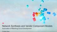 Network Synthesis and Vendor Component Models: Automation of Matching-Circuit Development