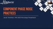 Component Phase Noise Practices