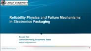 Tutorial: Reliability Physics and Failure Mechanisms in Electronics Packaging