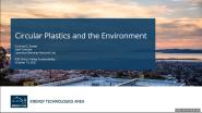 Circular Plastics and their Implications for the Environment
